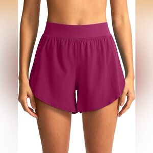 Crz Yoga Dolphin Shorts Magenta Purple